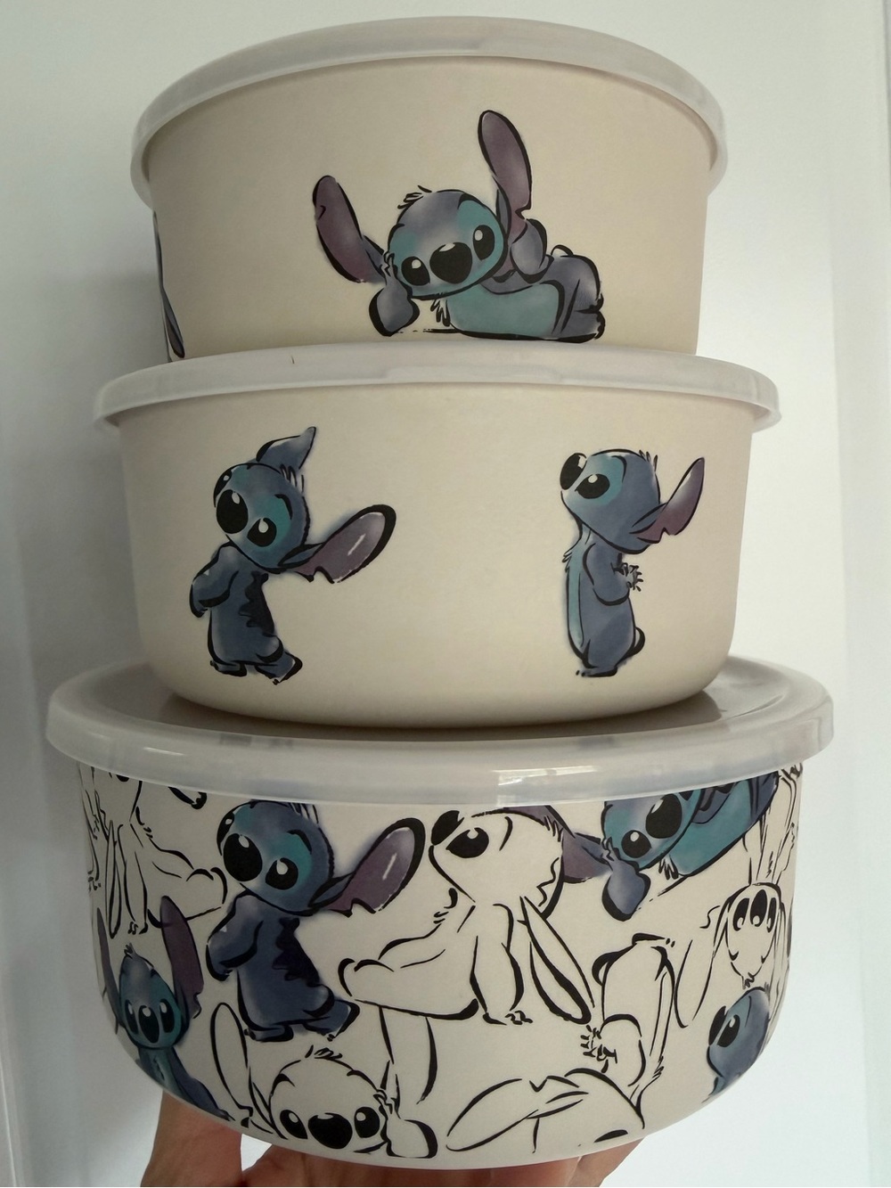 Stitch Stacking Containers